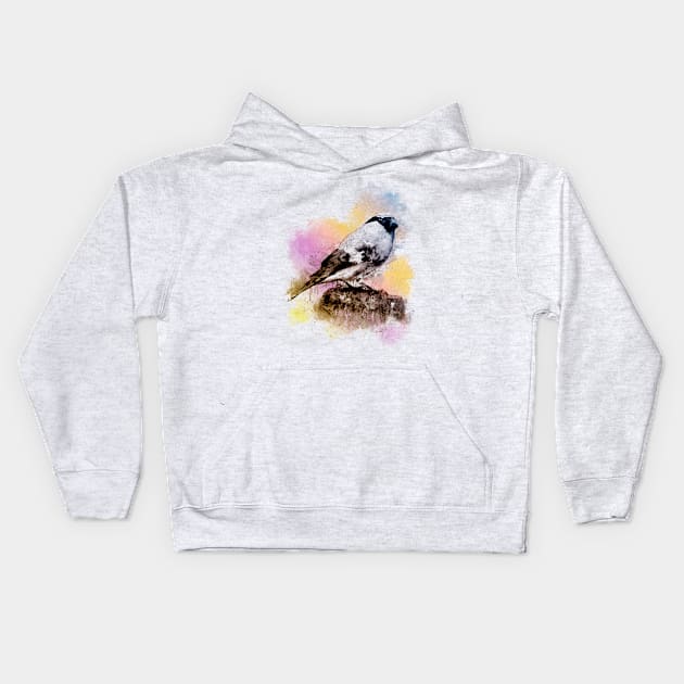 Bird Kids Hoodie by RetroFreak